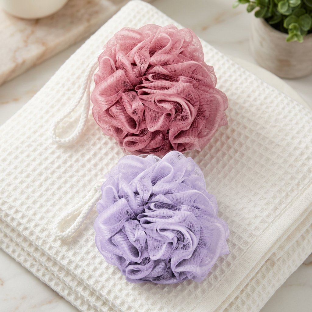 Shower Loofah Set